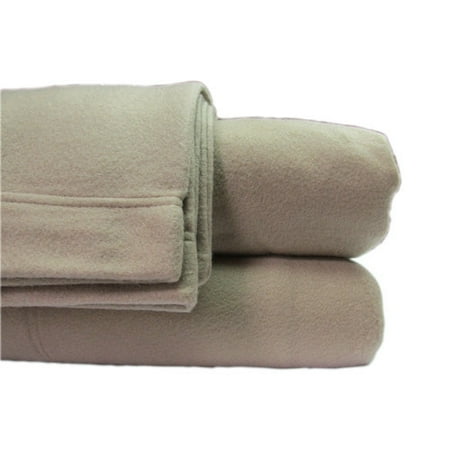 Cozy Fleece Polar Fleece Sheet Sets--Queen--Tan
