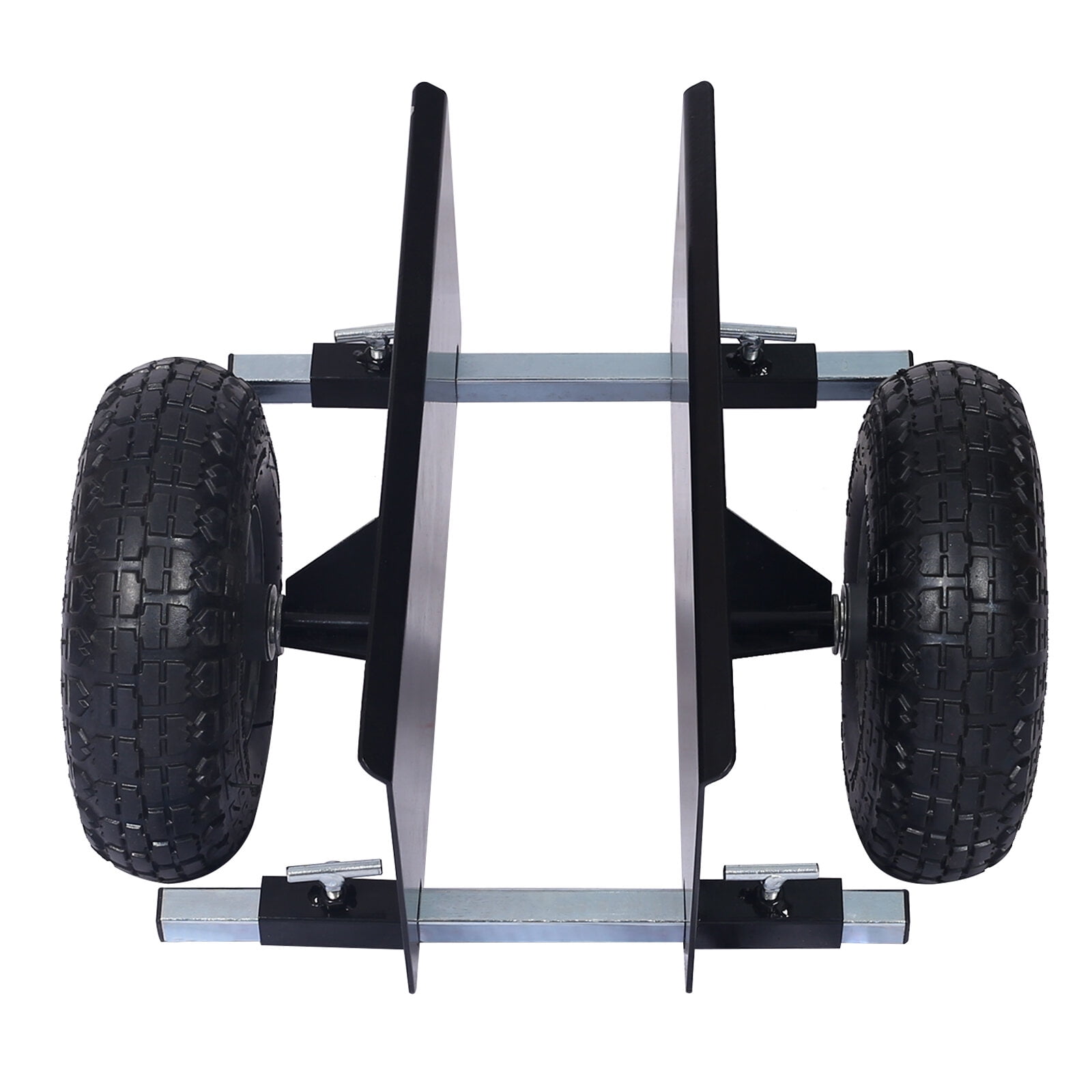 , 600lb Panel Dolly , 10in. Pneumatic Wheels, Black ,Metal ,