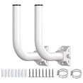 thumbnail image 2 of J Pole Mounts, 2Pcs Waterproof Slip Proof Wireless Bridge Bracket Mount Set Easy Installation  for Reception, 2 of 7