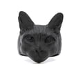 thumbnail image 2 of GETBULLISH Matte Black Cat Statement Ring, 2 of 4