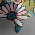 thumbnail image 5 of Pioneer Flower Floral Print Pattern Square Tablecloth,Waterproof Square Table Cover,Wipeable Spillproof Washable Table Cover for Home Kitchen Party Decor 42"X42"(107x107cm), 5 of 6