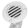 thumbnail image 2 of Boat Deck Drain 90 Degree Elbow 316 Stainless Steel Split Floor Deck Drain for Fishing Boat Yacht 38mm / 1.49in, 2 of 4