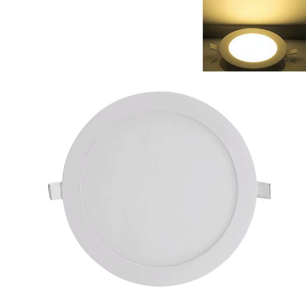 3W-18W Ultra-thin LED Recessed Ceiling Panel Down Light Bulb Office Lamp Fixture 