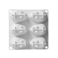 thumbnail image 2 of Kearding Mousse Cake Mold 6 ranuras 3D Animal Design Mousse Molde de silicona para hornear Herramientas y accesorios para hornear Kearding  HA001186-00, 2 of 6