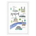 thumbnail image 6 of Marmont Hill "Montreal Sights" By Molly Rosner Framed Painting Art Print, 16.0" x 1.5", 6 of 6