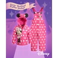 thumbnail image 2 of Disney Girls Snowsuit Set - Minnie Mouse Lilo and Stitch 2 Piece Puffer Ski Jacket and Snow Bibs, 2 of 7