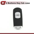 thumbnail image 3 of 2 Buttons Key Shell Case for Mazda CX-9 2007-2015 for Mazda 6 2005-2012 Keyless Entry Remote Key Fob Replacement Case, 3 of 7