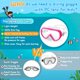 thumbnail image 5 of Kids Swim Mask 180° Snorkel Diving Mask, Anti-Fog Child Swim Goggles with Nose Cover No-Leak Swimming Goggles Anti-Shattered Lens for Youth 4-15, 5 of 5