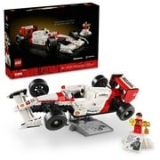 LEGO Icons McLaren MP4/4 & Ayrton Senna Minifigure, Holiday or Birthday Gift Idea for Home Office Decor, F1 Building Set for Adults and Fans of Cool Model Race Cars, 10330