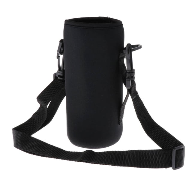 Portabotellas de agua DYNWAVEMX bolsa de soporte de botella de agua neopreno premium con correa de hombro s 750ml