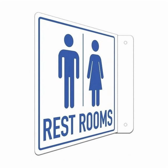 Lyle Facility Sign,8 in x 8 in,Aluminum LCFL-0015-RA_8x8