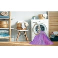 thumbnail image 2 of Ahgly Company Machine Washable Indoor Square Transitional Violet Purple Area Rugs, 7' Square, 2 of 7