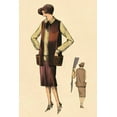 thumbnail image 2 of Vintage Fashion 11x14 White Modern Wood Framed Museum Art Print Titled - Waiting in the Wings, 2 of 4