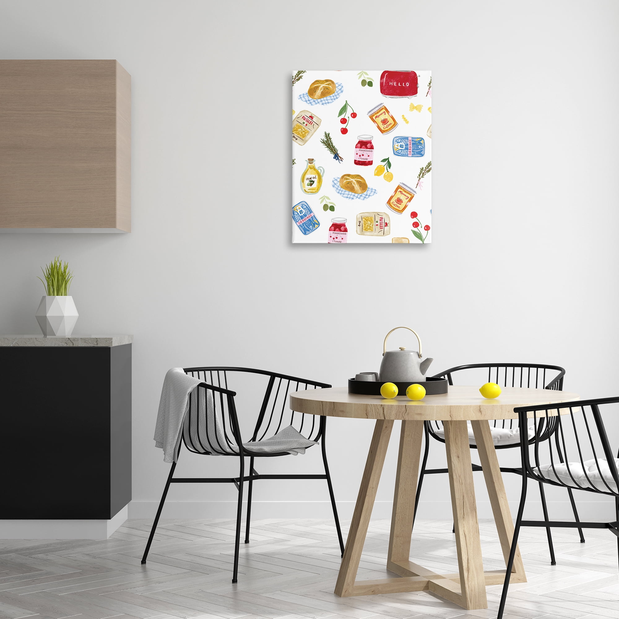Stupell Industries Delicate Kitchen Delights Food & Beverage Painting Wrapped Canvas Art Print Wall Art, 24 x 30