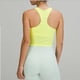thumbnail image 3 of Chaleco deportivo corto para mujer, tacto nude y acolchado en el pecho, top de yoga transpirable, 3 of 6