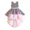 thumbnail image 1 of Vestido de niña de flores para niñas, ropa para fiesta de boda, vestido de graduación para niños, vestido de princesa de Color para niños, vestido de cola A120, 1 of 3