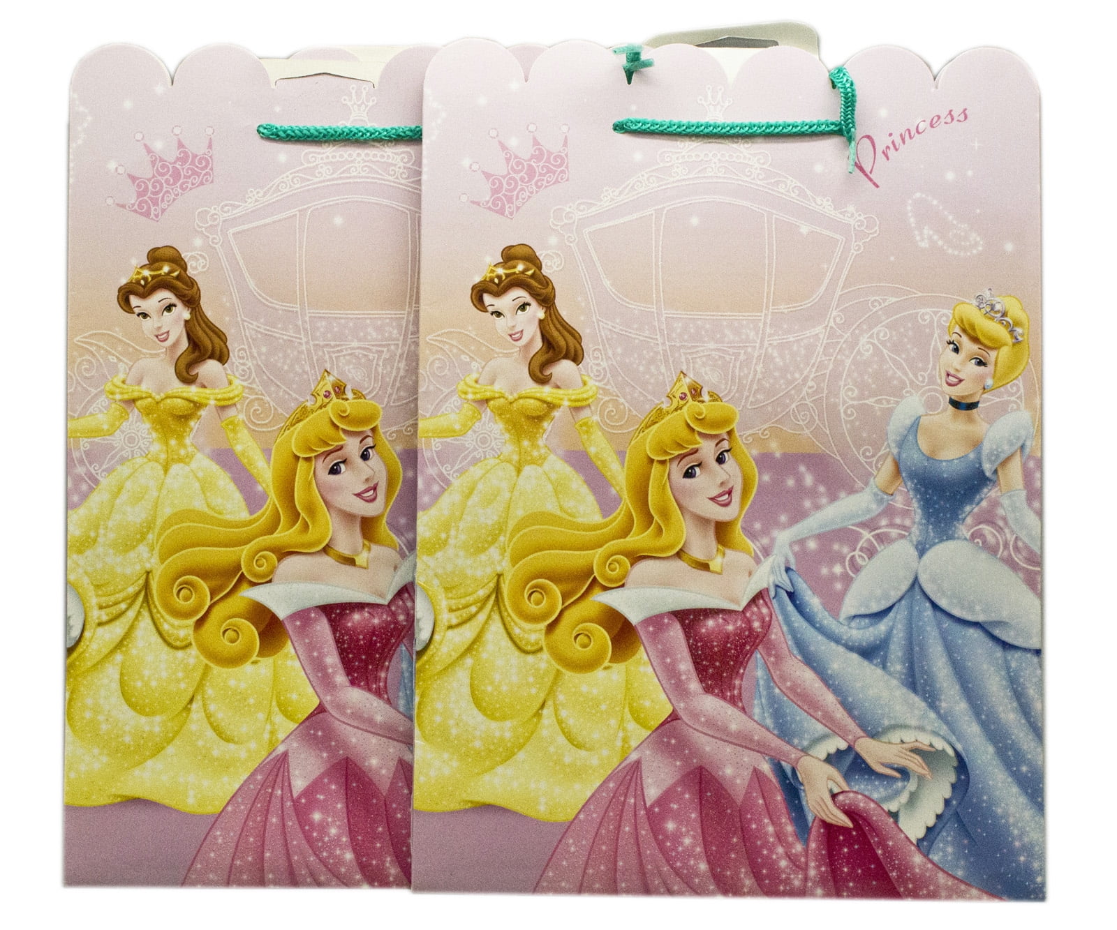 Disney Princess Aurora, Belle, and Cinderella Sparkly