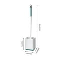 thumbnail image 3 of Zxsyw toilet Bowl Brush And Compact toilet Cleaner Brush Set for Bathroom Cleaning Long Handle Brush Compact Size for Storage And Organization, 3 of 5