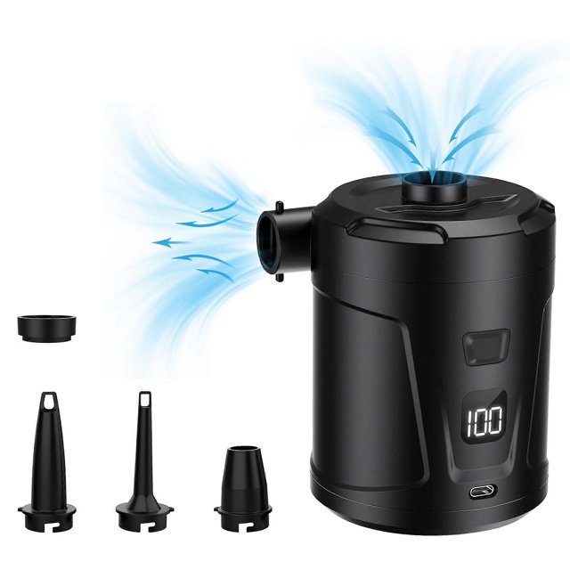 Electric Air Pump for Inflatables 5200mAh Air Mattress Pump Rechargeable Mini Inflator/Deflator_Perfect Gift