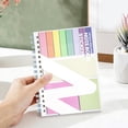 thumbnail image 4 of 2-in-1 Sticky Notes Set,Spiral Notepad with Sticky Notes,Compact Design,Spiral Lined Notebooks,Pastel Self-Stick Note Pads Small Spiral Notebooks Sticky Tabs for Note Taking Office, 4 of 6