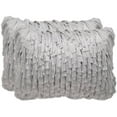 thumbnail image 1 of Safavieh Cali Plush Shag Pillow, Set of 2, 1 of 4