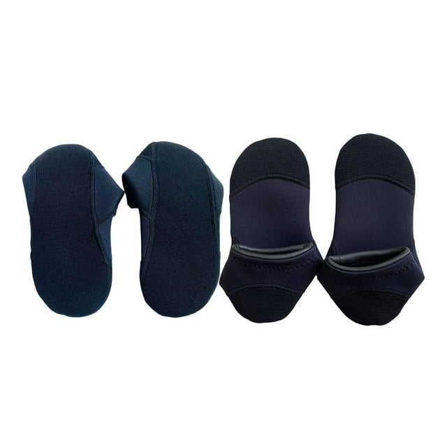 2 pares de calcetines de buceo de neopreno de 3 mm para mujeres y hombres, natación en la playa, esnórquel, kayak XSXL kusrkot none