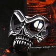 thumbnail image 3 of ZMY Home Dracula Rings Stainless Steel Jewelry Skull Head Mask of Vampire Ring (13), 3 of 6