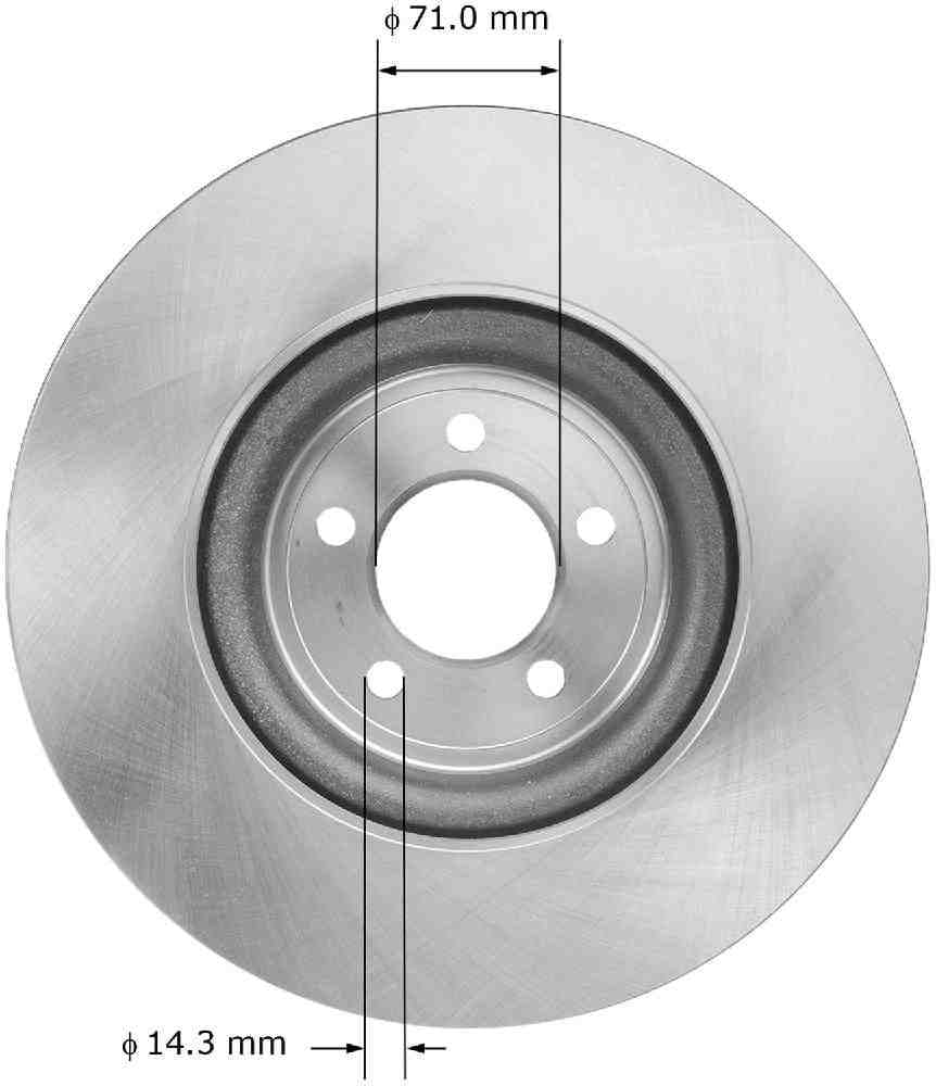 Bendix PRT6026 Premium Brake Rotor