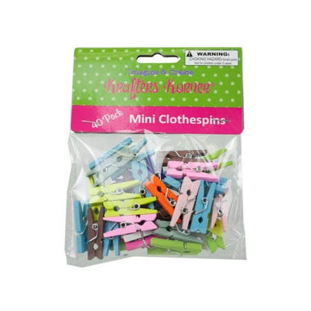 Miniature Clothespins - Miniature Colored Craft Clothespins