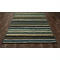 thumbnail image 3 of Art Carpet 841864117011 8 ft. Seaport Collection Wavy Stripe Woven Round Area Rug, Multi Color, 3 of 3