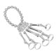 thumbnail image 4 of KAKOWELY 1 pulsera exagerada de aleación con calavera estilo punk., 4 of 5