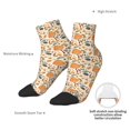 thumbnail image 6 of Naloa Autumn With Hedgehog Ankle Socks for Women Non Slip Socks No Show Socks Classic Low Cut Casual Socks Casual Socks, 6 of 7