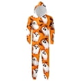 thumbnail image 4 of Halloween Pajamas Sets Ghost Print Pajamas Hooded Onesie Loungewear Sleepwear Adult Family Pjs Matching Sets XL, 4 of 5