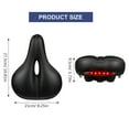 thumbnail image 2 of MesaSe Rear Tail Light Saddle Comfort Bike Seat Bikes Cushion High Elasticity Polyurethane Miss, 2 of 6