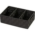 thumbnail image 1 of Dsseng 3 Grid Woven Storage Baskets Set  Decorative Hand Woven Baskets for Storage  Water Hyacinth Storage Baskets for Pantry Shelf Closet, 1 of 1