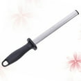 thumbnail image 2 of 1Pcs Sharpening Rod Black Cylindrical Adamas Rubber Handle For Kitchen Use Hunting, 2 of 9