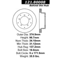 thumbnail image 3 of Centric Parts 121.80008 C-Tek Standard Brake Rotor Fits select: 1988 GMC PS4500, 1983-1985 CHEVROLET C6000, 3 of 4
