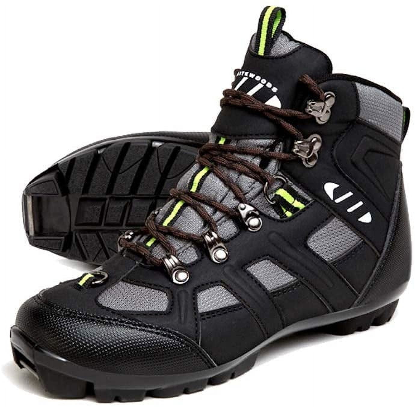 Whitewoods NNN Cross Country Ski Boots Black Blue Thinsulate EUR 38 Mens 6 Whitewoods Model 301 75mm 3 Pin Cross Country Ski Boots  main image 3