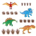 thumbnail image 1 of Learning Advantage CTUFF822 Tapis de Poursuite des Dinosaures, 1 of 1