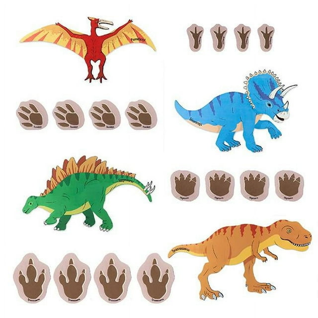 Learning Advantage CTUFF822 Tapis de Poursuite des Dinosaures