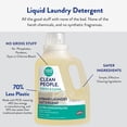 thumbnail image 3 of Clean People Liquid Laundry Detergent, Safer Ingredients, Fresh Scent, 200 Load, 3 of 6