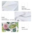 thumbnail image 5 of Wobogo Pink Rose Hand Towel Set of 2 Absorbent for Kitchen and Bathroom With Velcro Hanging Loop 18.2×14in, 5 of 7