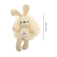 thumbnail image 2 of Unique Bargains 1 Pc Rabbit Bath Shower Loofah Sponge Body Puffs Beige, 2 of 6