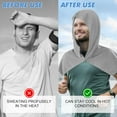 thumbnail image 4 of Cooling Hoodie Towels, Instant Cooling Towels for Neck and Face, UPF 50 Sun Protection, Ice Towel for Hot Weather, Head Towel for Sports, Camping, Cycling & More Activities, 4 of 11
