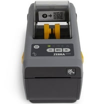 Zebra ZD411D 4" Direct Thermal Label Printer – 203 dpi, USB & Ethernet, Compact Industrial Barcode Printer, P/N; ZD4A022-D01M00EZ