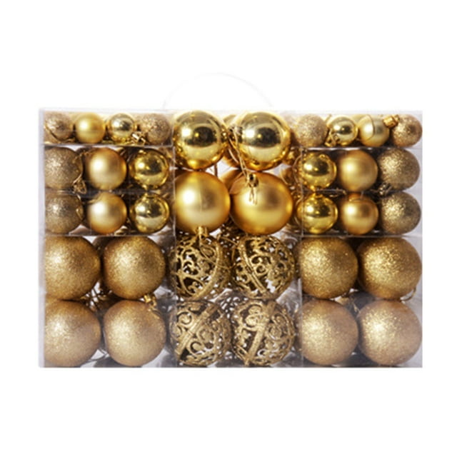 100 Pieces Christmas Decoration Ball Shatterproof Christmas Ball for Home Party Christmas Tree Decorations