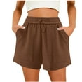 thumbnail image 1 of Dealovy Workout Shorts for Women Wide Leg Drawstring High Waisted Athletic Running Gym Yoga Shorts, 1 of 2