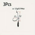 thumbnail image 3 of 3pcs Fishing Crank Hooks with Spoon Lures - 4.5g/5.5g/7.2g Mixed Weight Heavy-Duty Metal 3-Bead Design for Soft Baits, Freshwater & Saltwater Angling - Ideal for Christmas, Valentine’s Day, Father’s D, 3 of 7