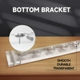 thumbnail image 5 of GSE Games & Sports Expert 2-Piece Acrylic Wall Mounted Billiard Cue Rack. Pool Cue Stick Rack with Screw Fitting for Game Room, Home, Bar - 6 Pool Cue, 5 of 6