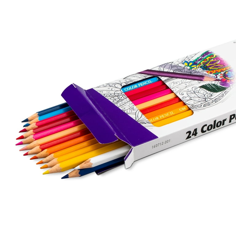 Pentel Arts Color Pencils, 24 Colors - 24 pencils